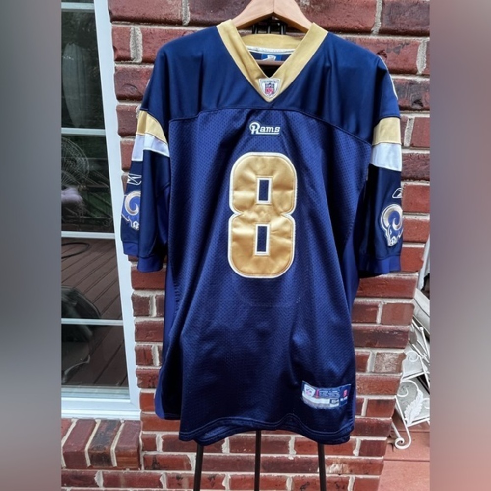 Authentic St. Louis Rams #8 Sam Bradford NFL Football Jersey Los Angeles STL LA